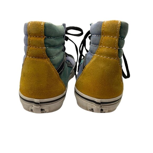 Vans Sk8 Hi Cadium Yellow/Tidepool High Top Skater Sneakers US Sz 7 - Picture 4 of 9